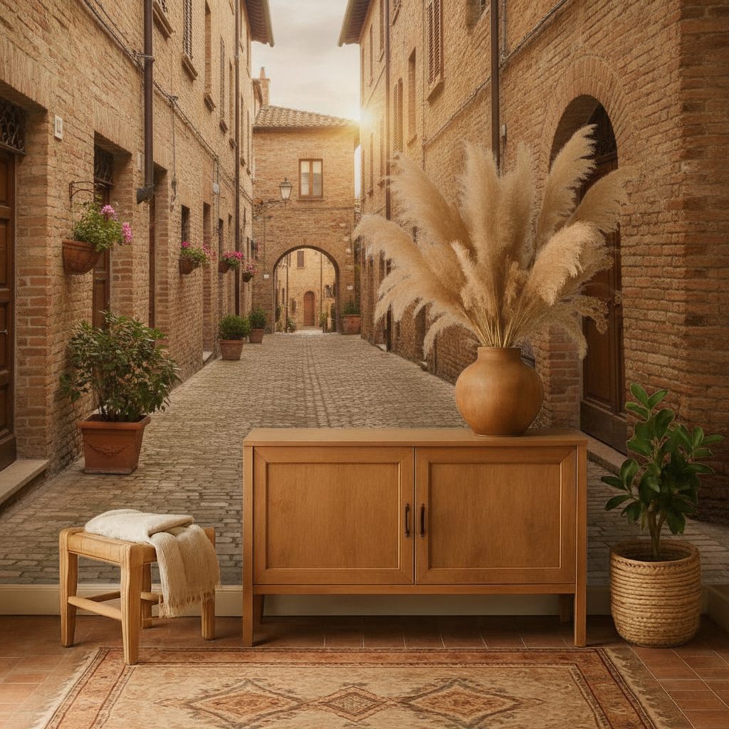 Antica via Pienza Italia in ambiente