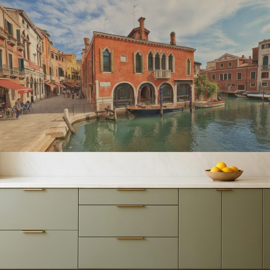 Palazzo Rosso Canale Venezia in ambiente