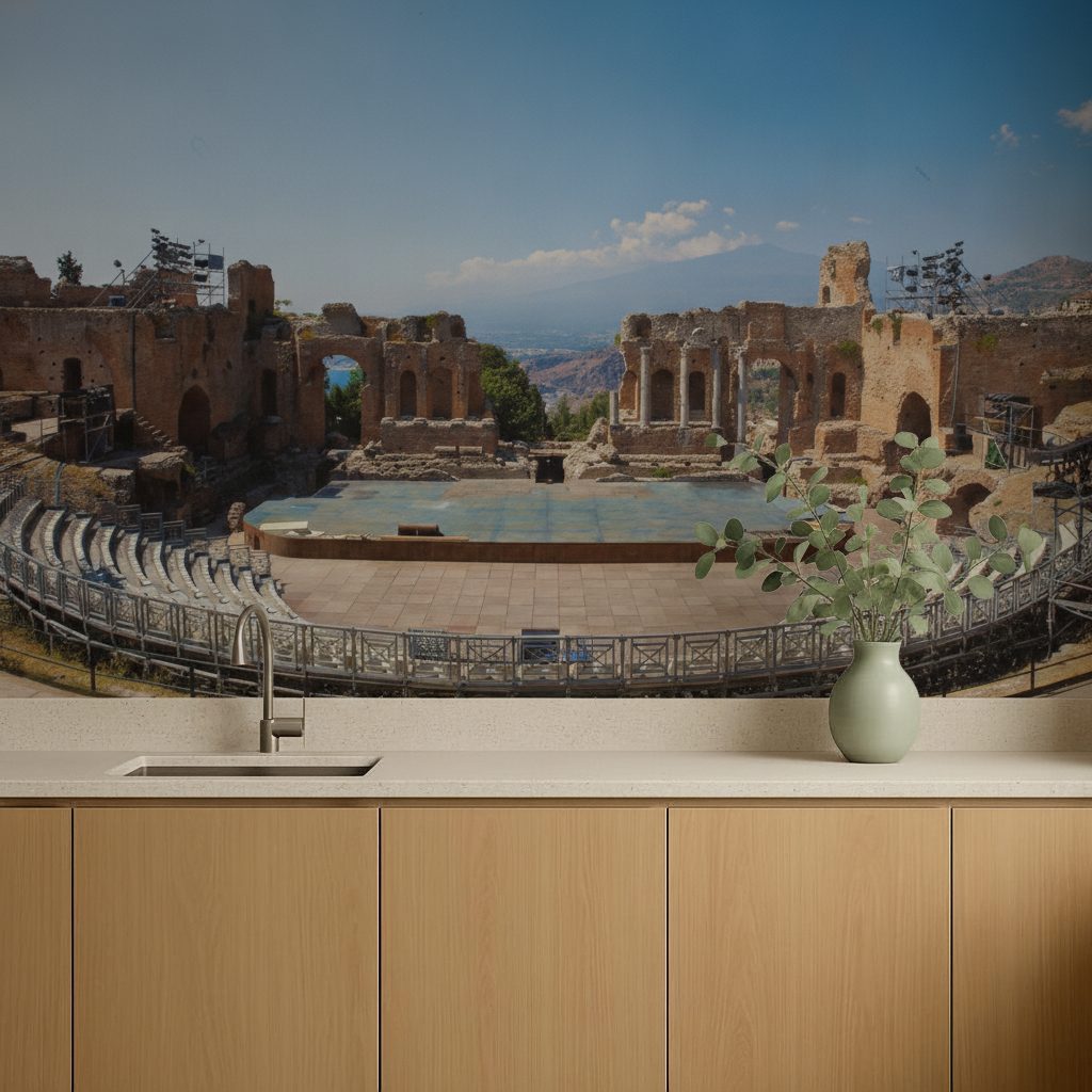 Teatro Antico Taormina Sicilia in a room setting