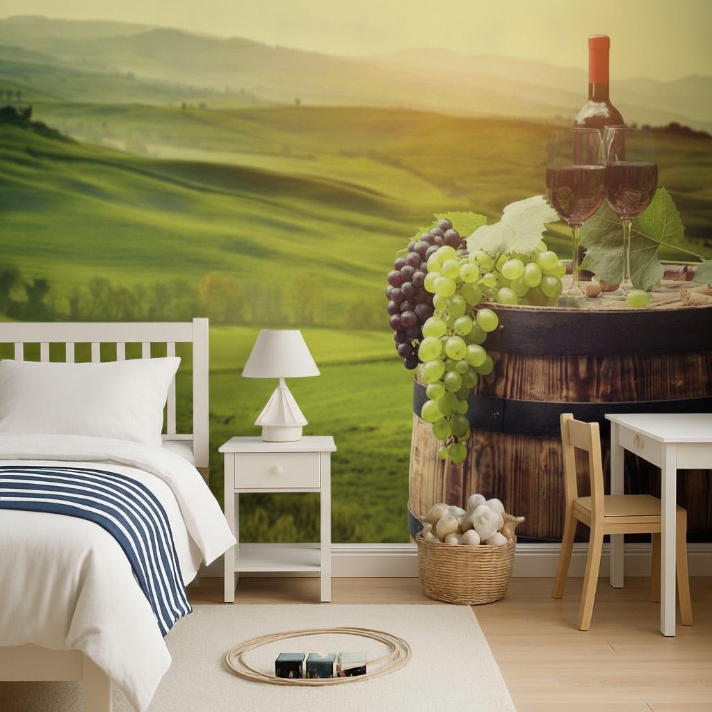 Vino Rosso Botte Toscana in ambiente