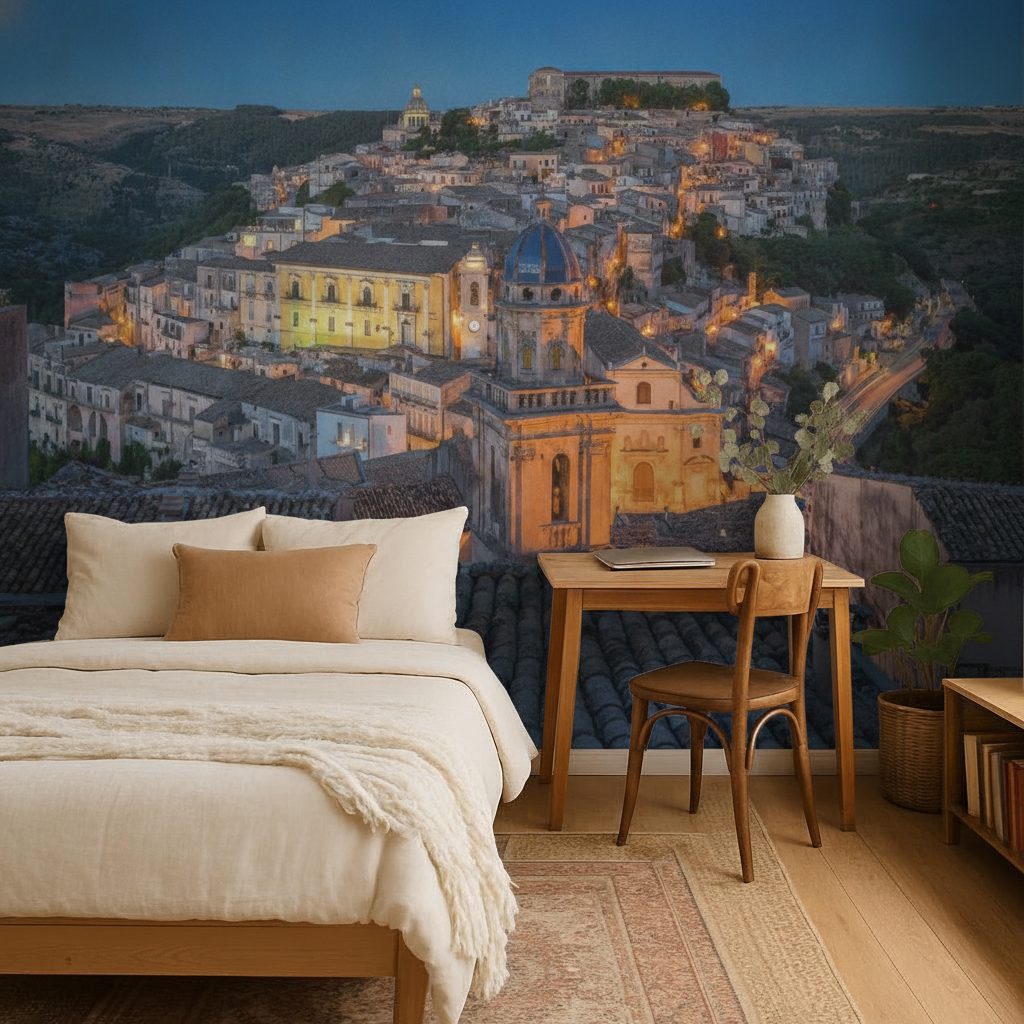 Ragusa Ibla Sera Sicilia in ambiente