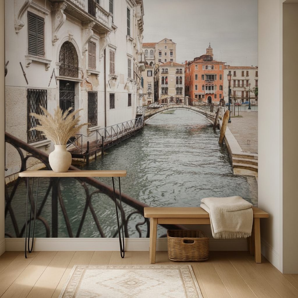 Ponte Canale Venezia Edifici Antichi in a room setting