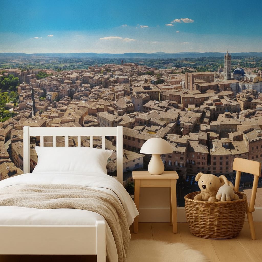 Siena Panorama Torre Mangia in a room setting
