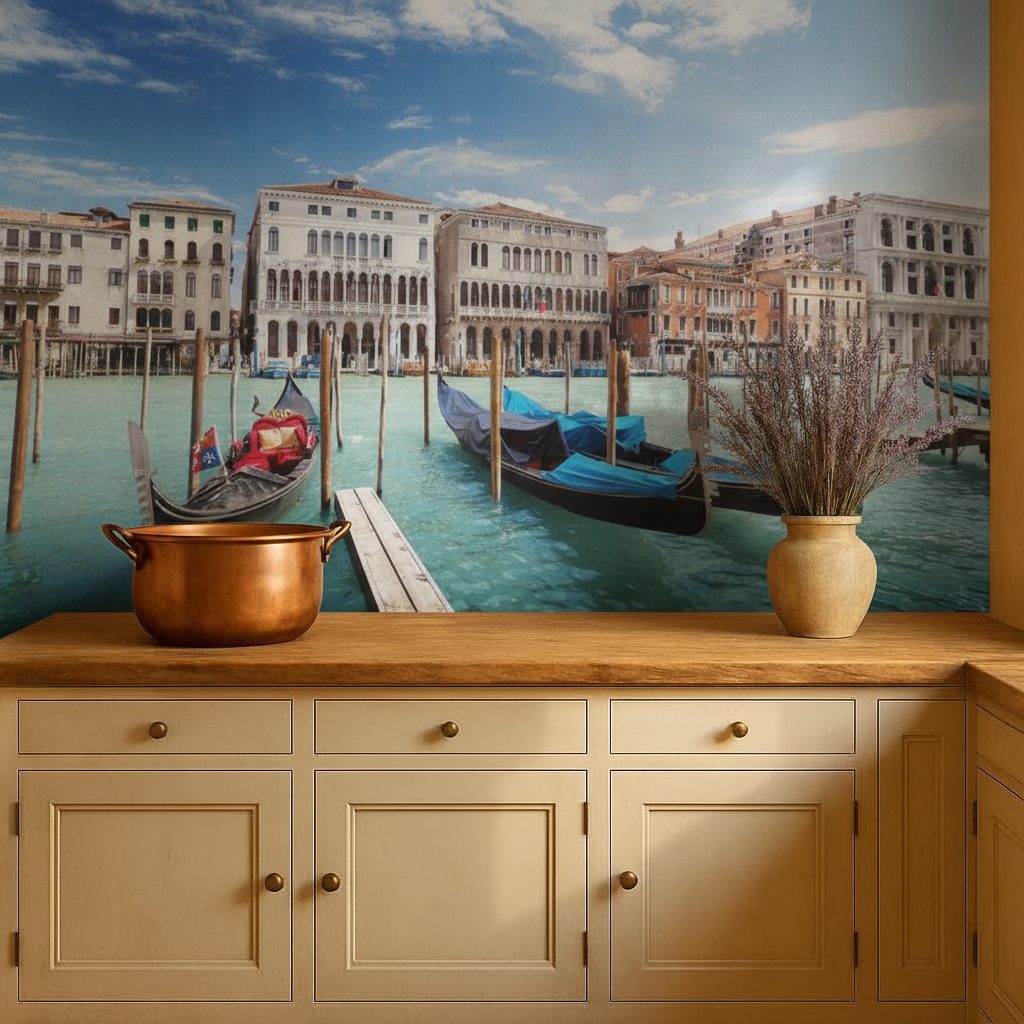 Gondole a Venezia in ambiente