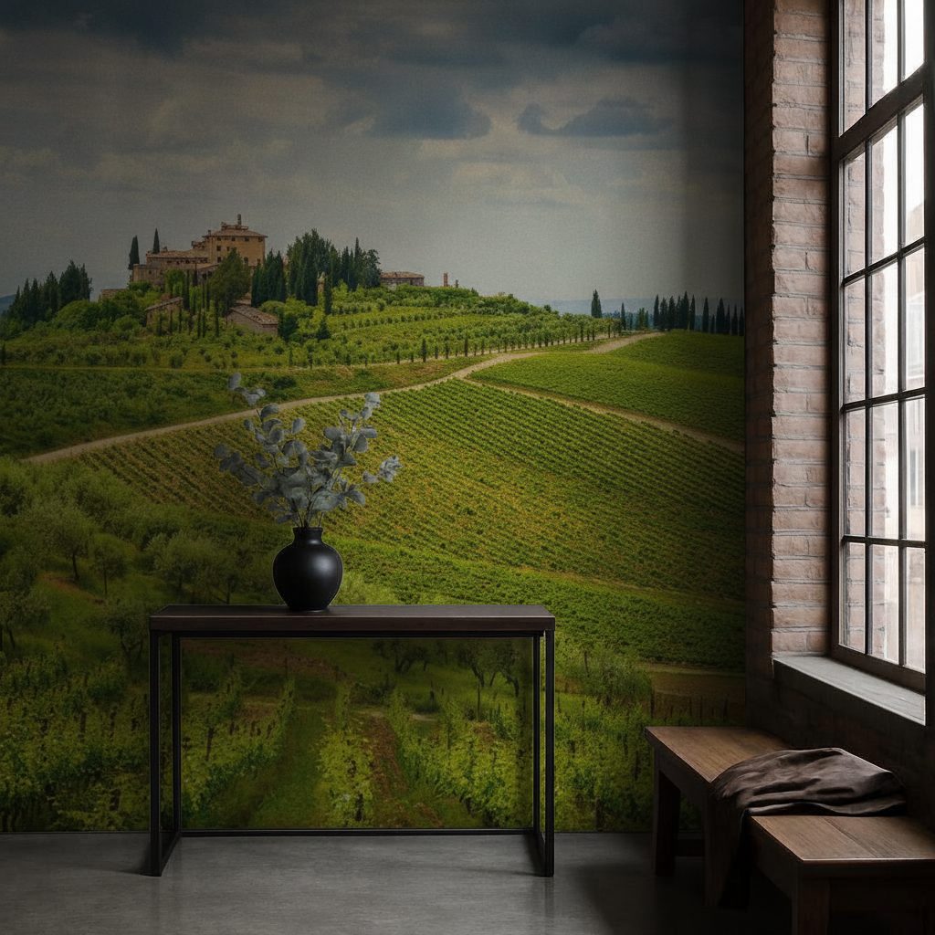 Colline Chianti Vigneti Cipressi in ambiente
