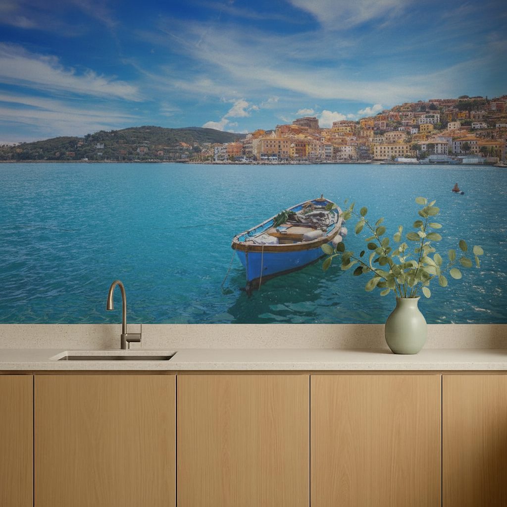 Barca Legno Porto Santo Stefano in ambiente