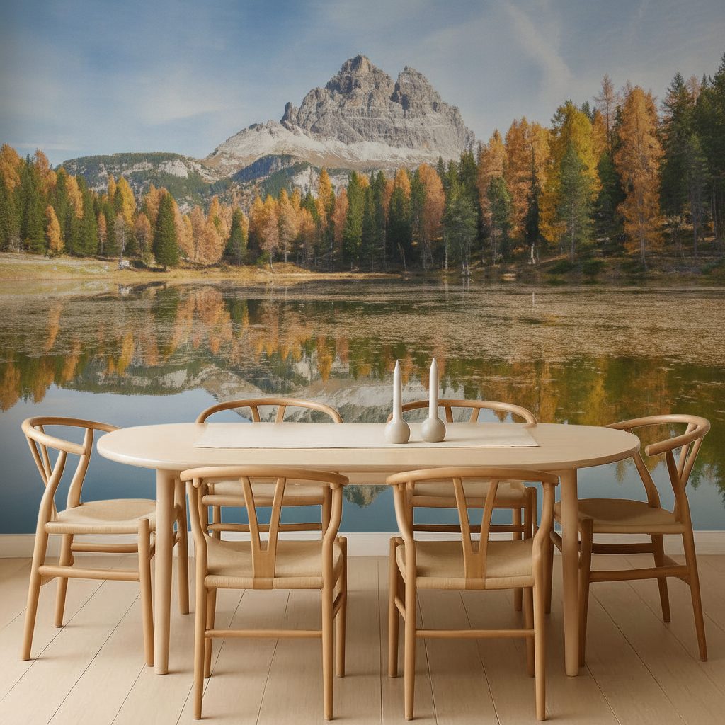 Lago Antorno Dolomiti Autunnali in ambiente