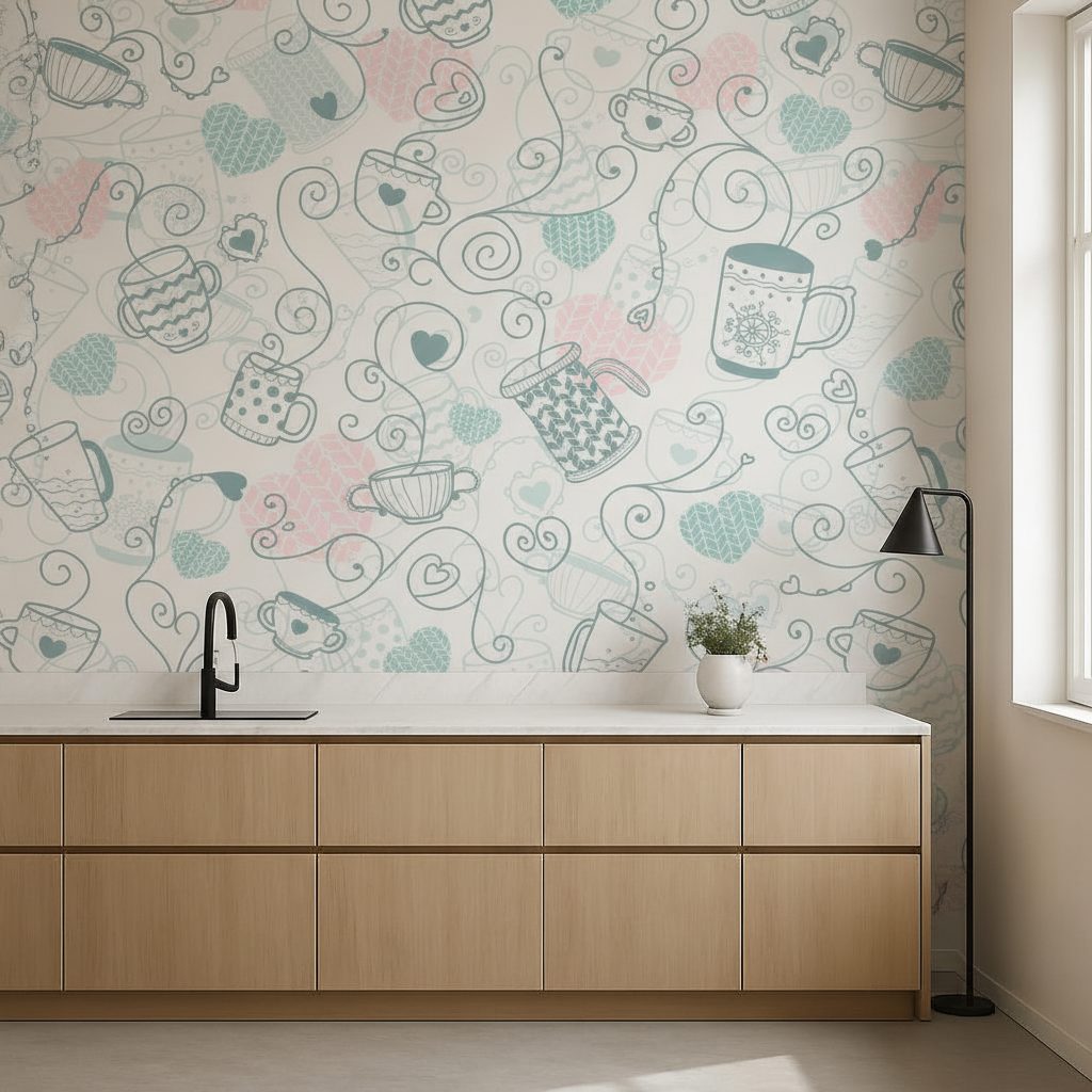 Pattern Amore San Valentino in ambiente