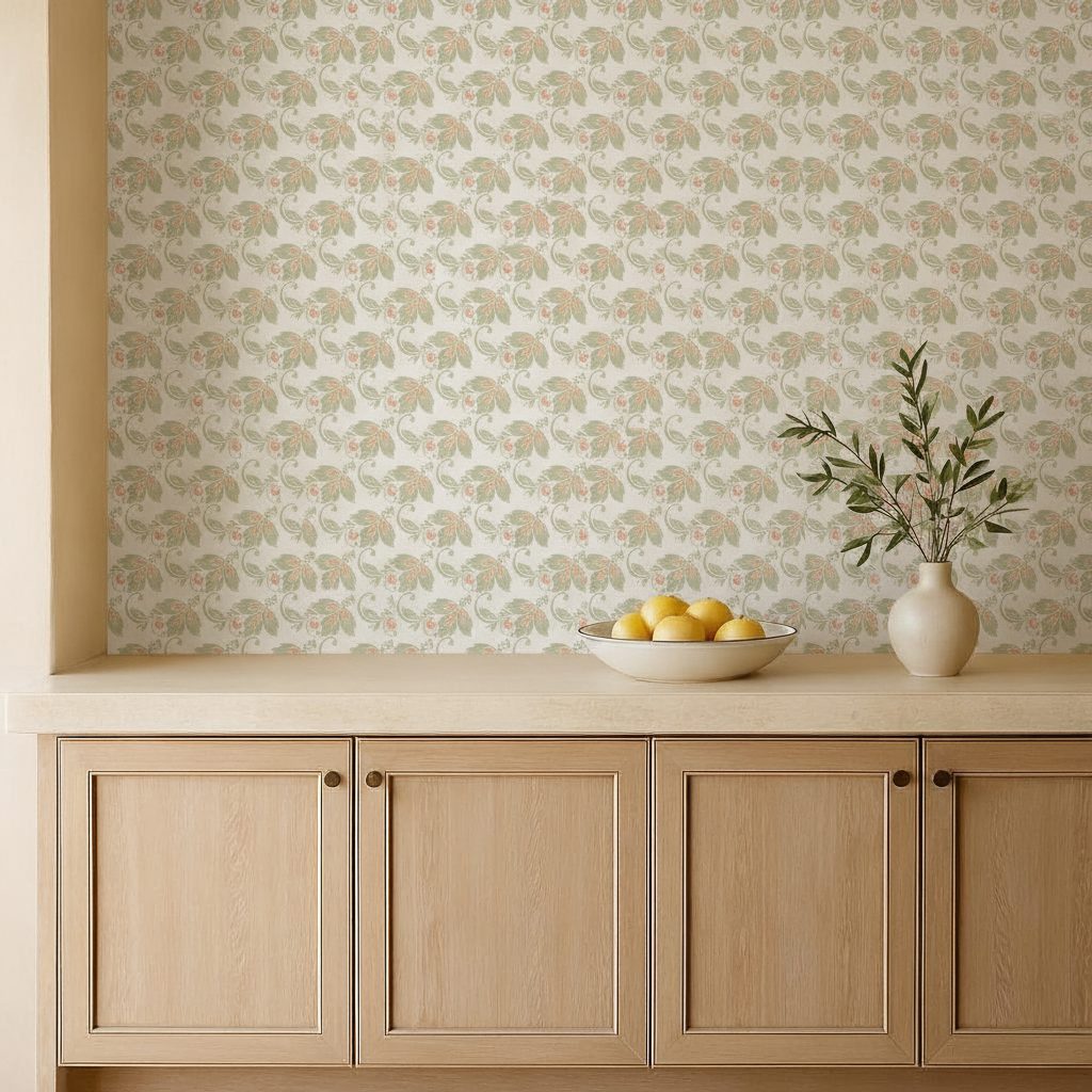 Elegante Pattern Floreale Astratto in ambiente