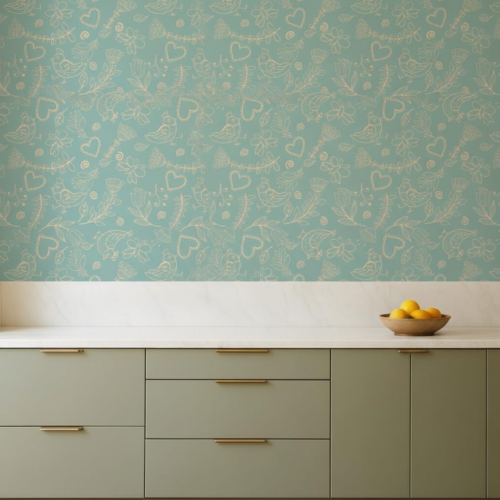 Fiori e Farfalle Estivi in ambiente