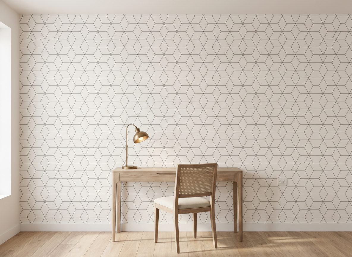 Pattern Geometrico Cubi in ambiente