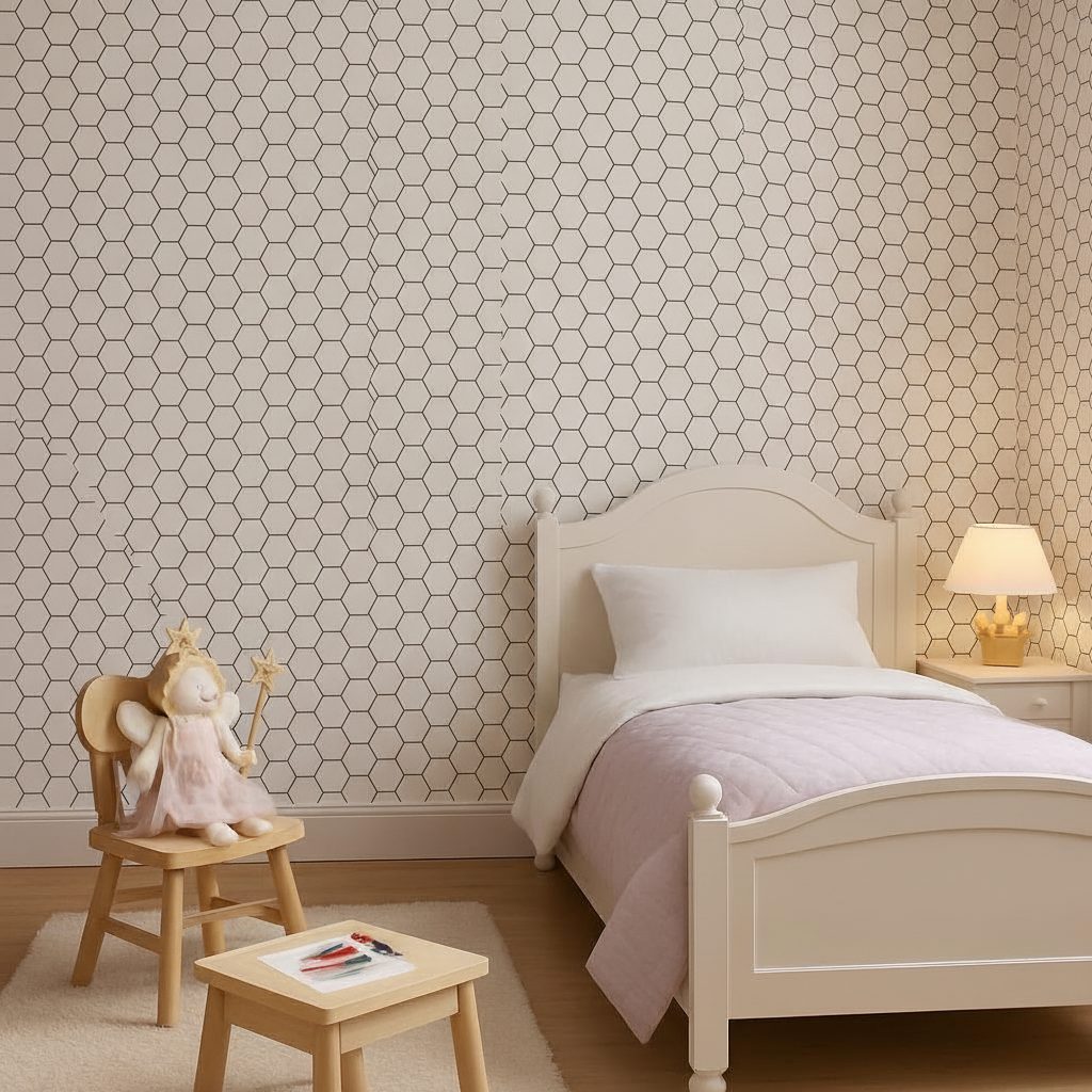 Pattern Nido d'ape Astratto in ambiente