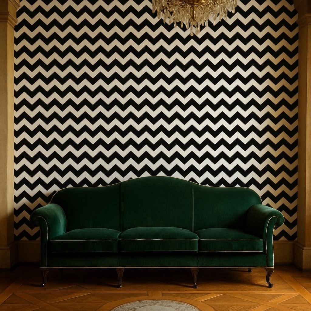 Zig Zag Effetto Tessuto in ambiente