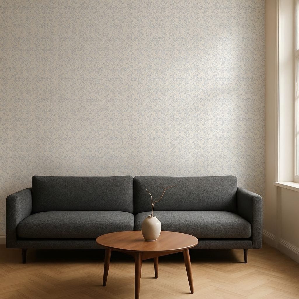Pattern Floreale Blu in ambiente