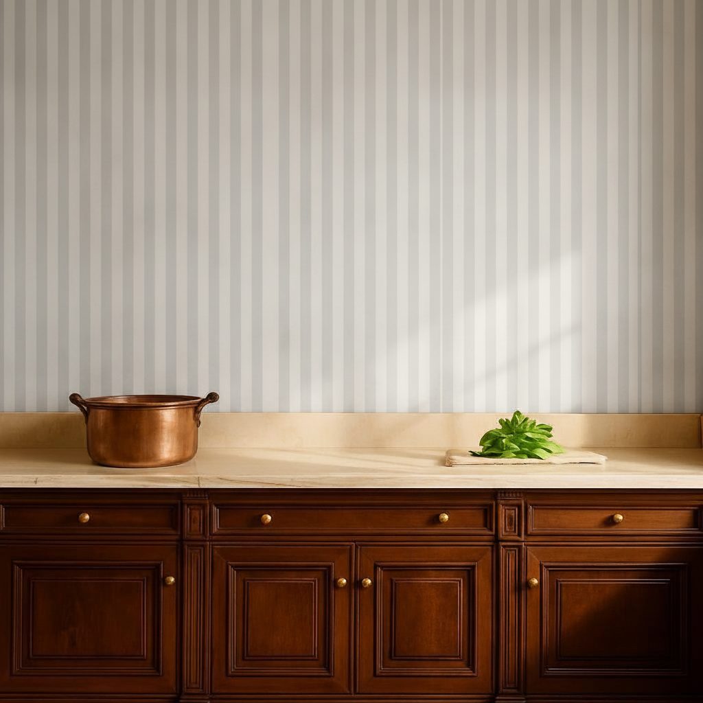 Strisce Geometriche Bianco Nero in ambiente