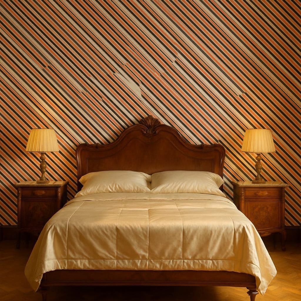 Strisce Diagonali Halloween in a room setting