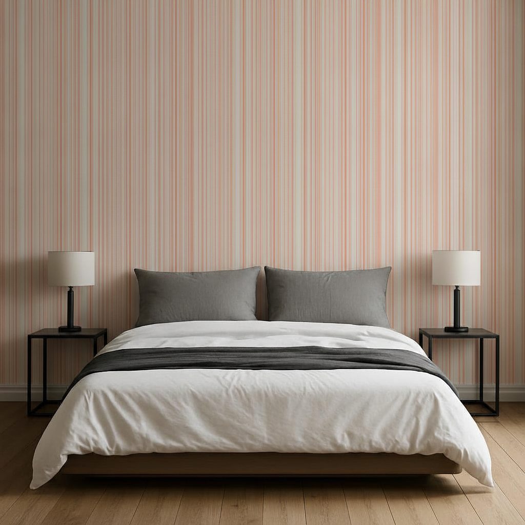 Strisce Astratte Colori Pastello in ambiente