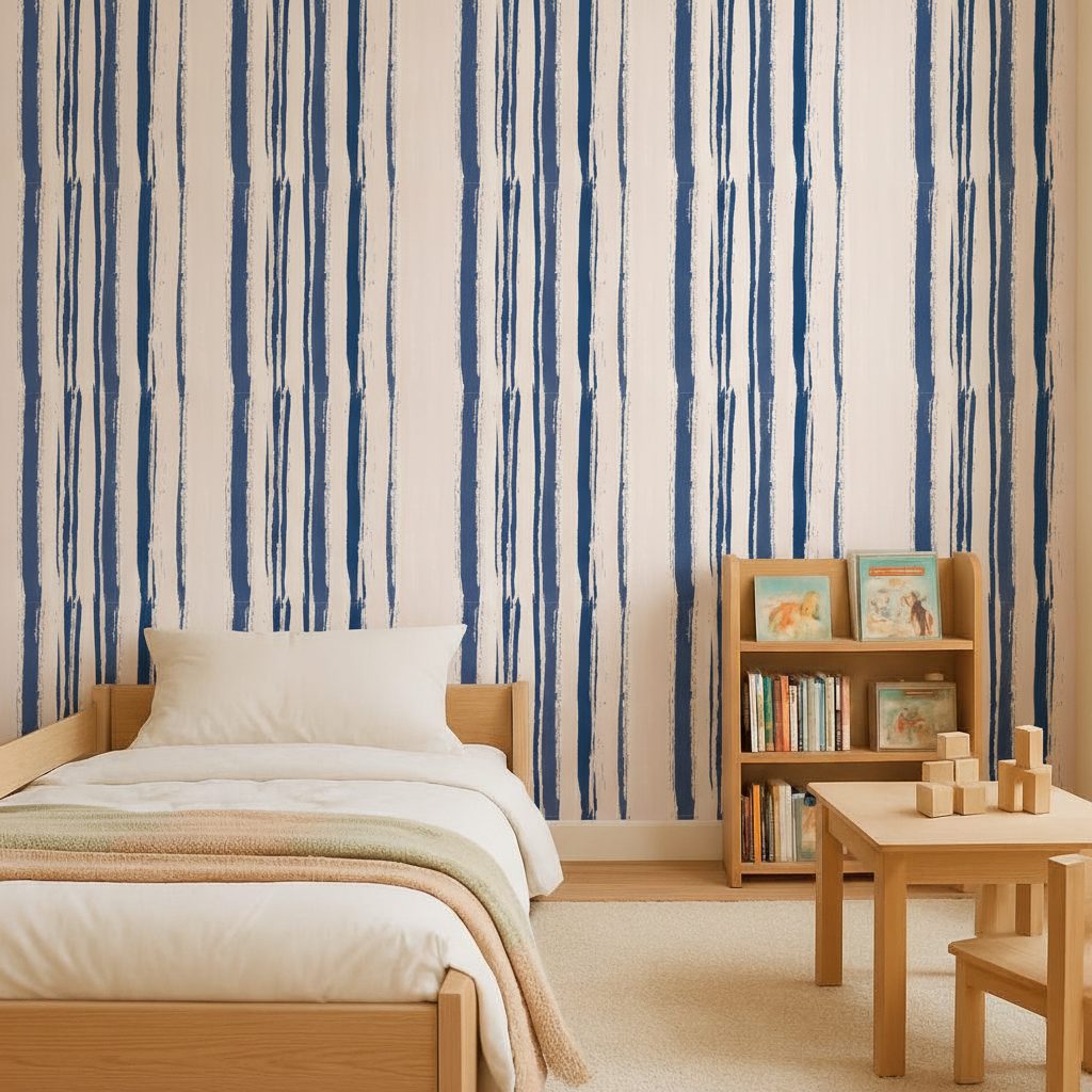 Linee Acquerello Multicolore in ambiente