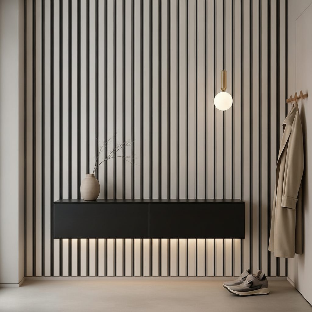 Pattern Gessato Sottile in ambiente