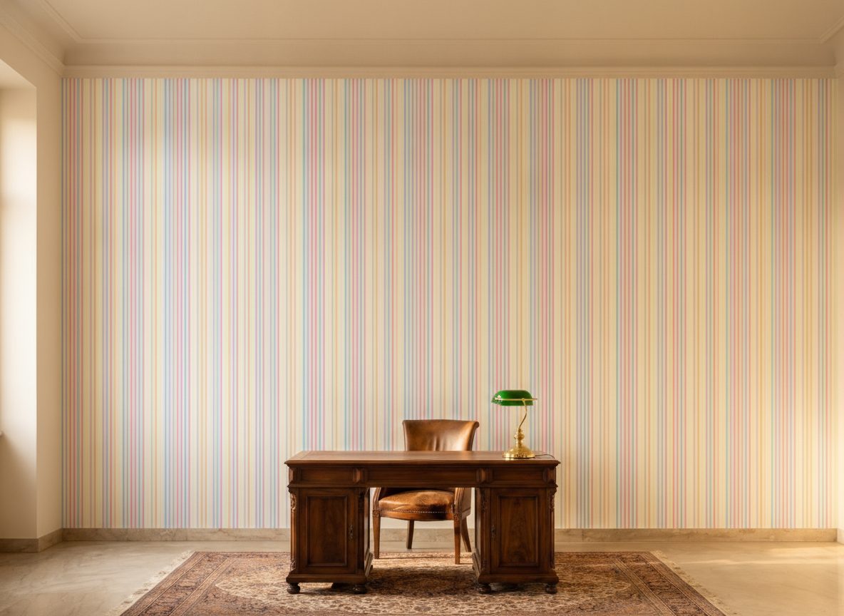 Righe Pastello Multicolore in ambiente