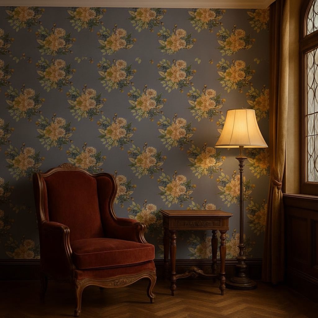Fiori di Campo Acquerello Vintage in a room setting