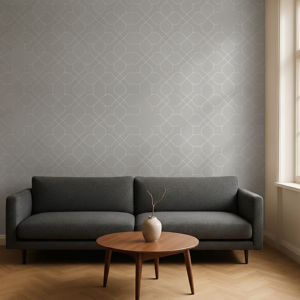 Pattern Etnico Boho Distressed in a room setting
