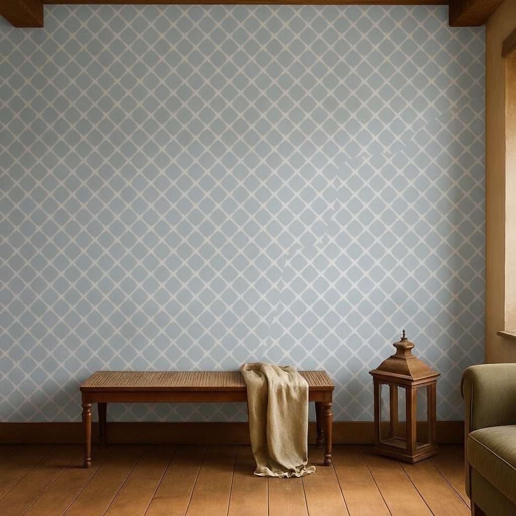 Pattern Astratto Colorato Brillante in a room setting
