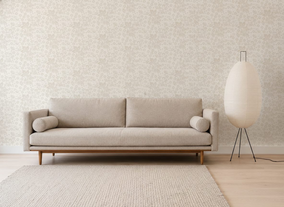 Pattern Floreale Romantico in a room setting