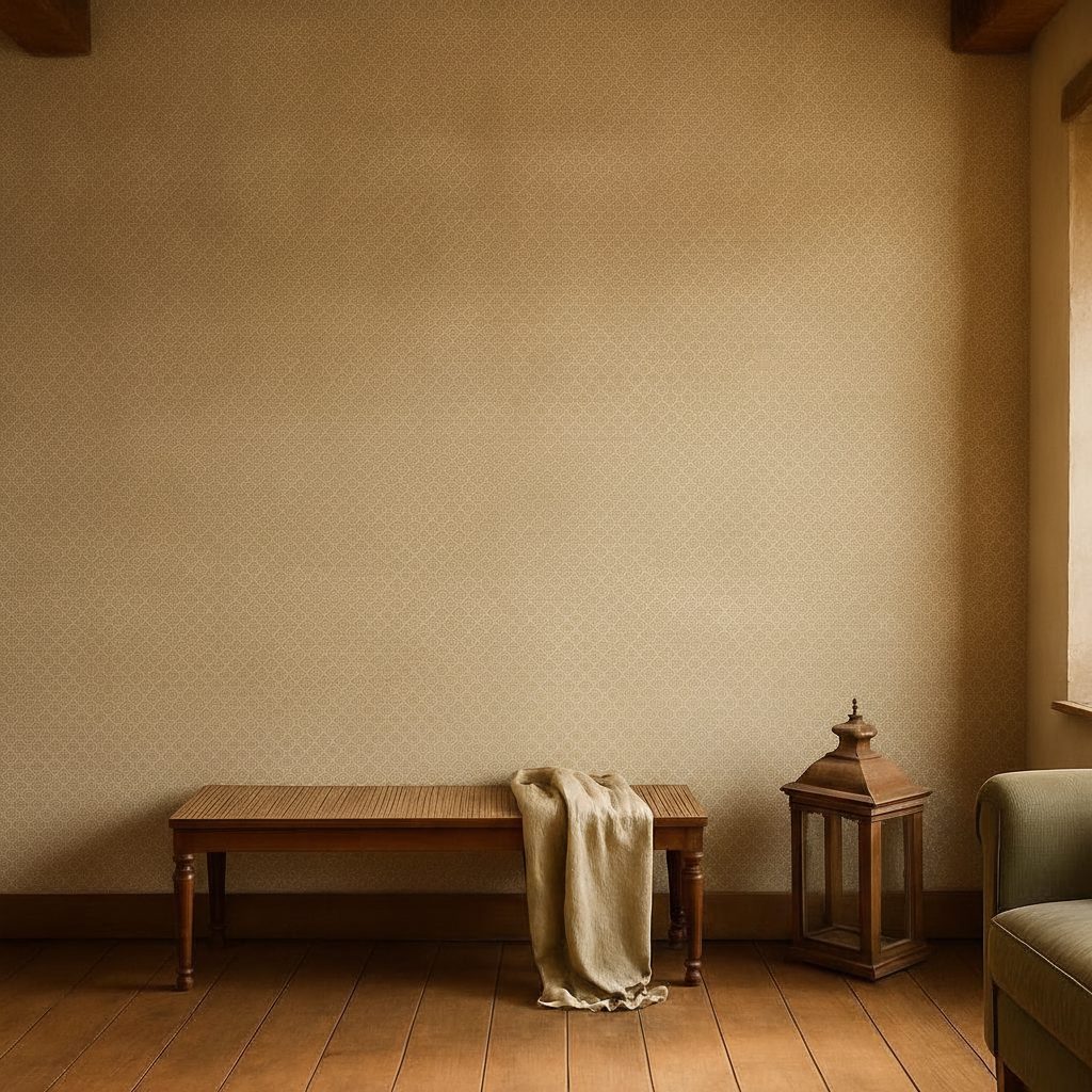 Onde Simmetriche Oro in a room setting