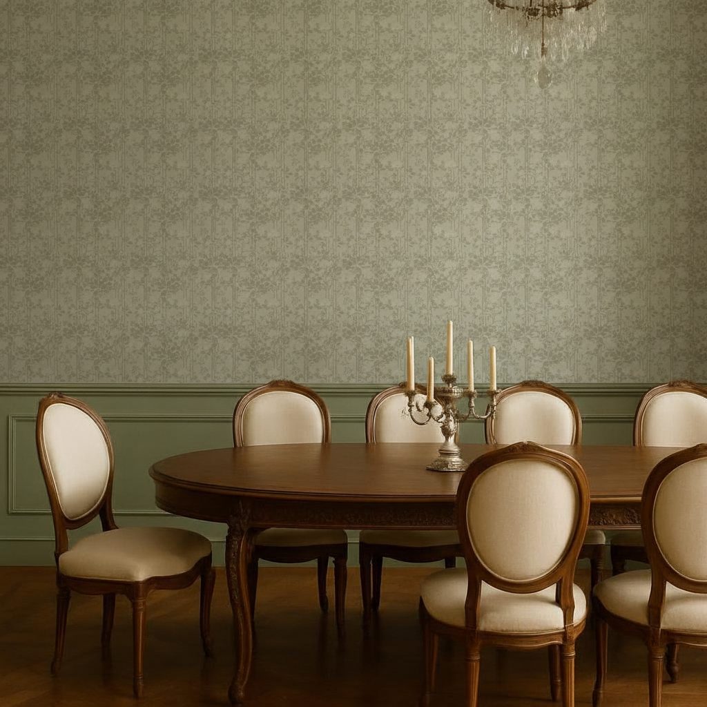 Pattern Floreale Rose in ambiente