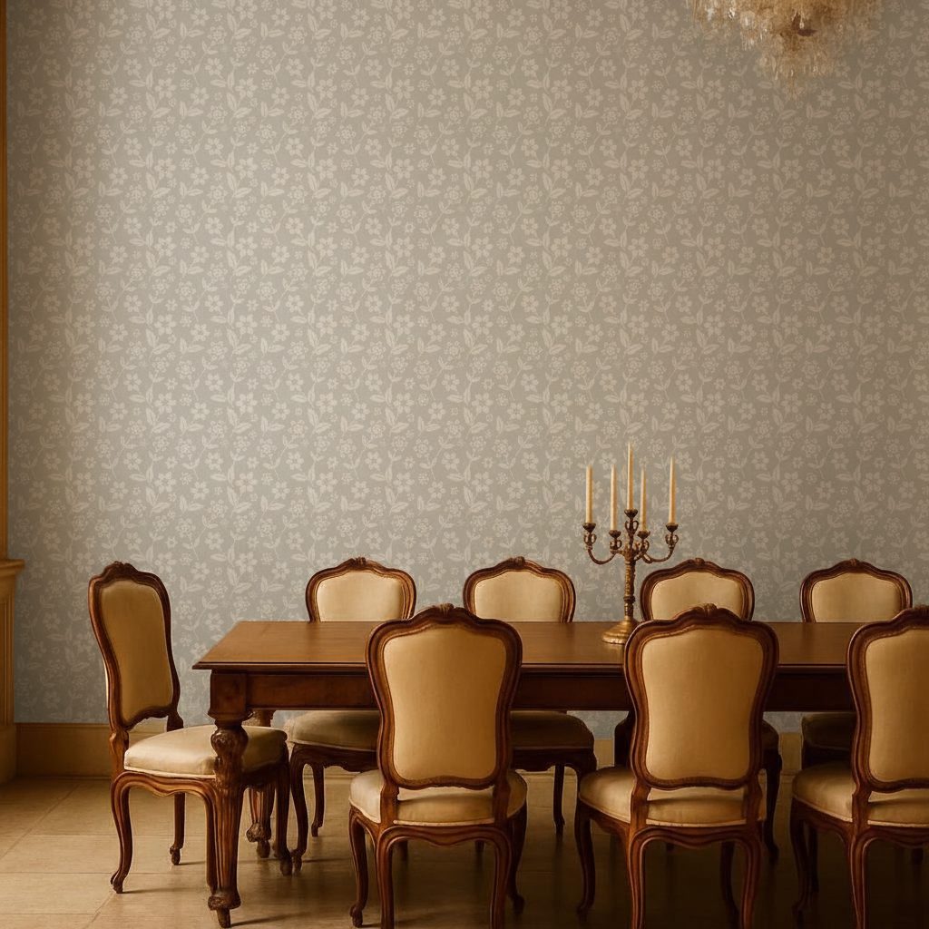 Pattern Floreale Pastello in ambiente