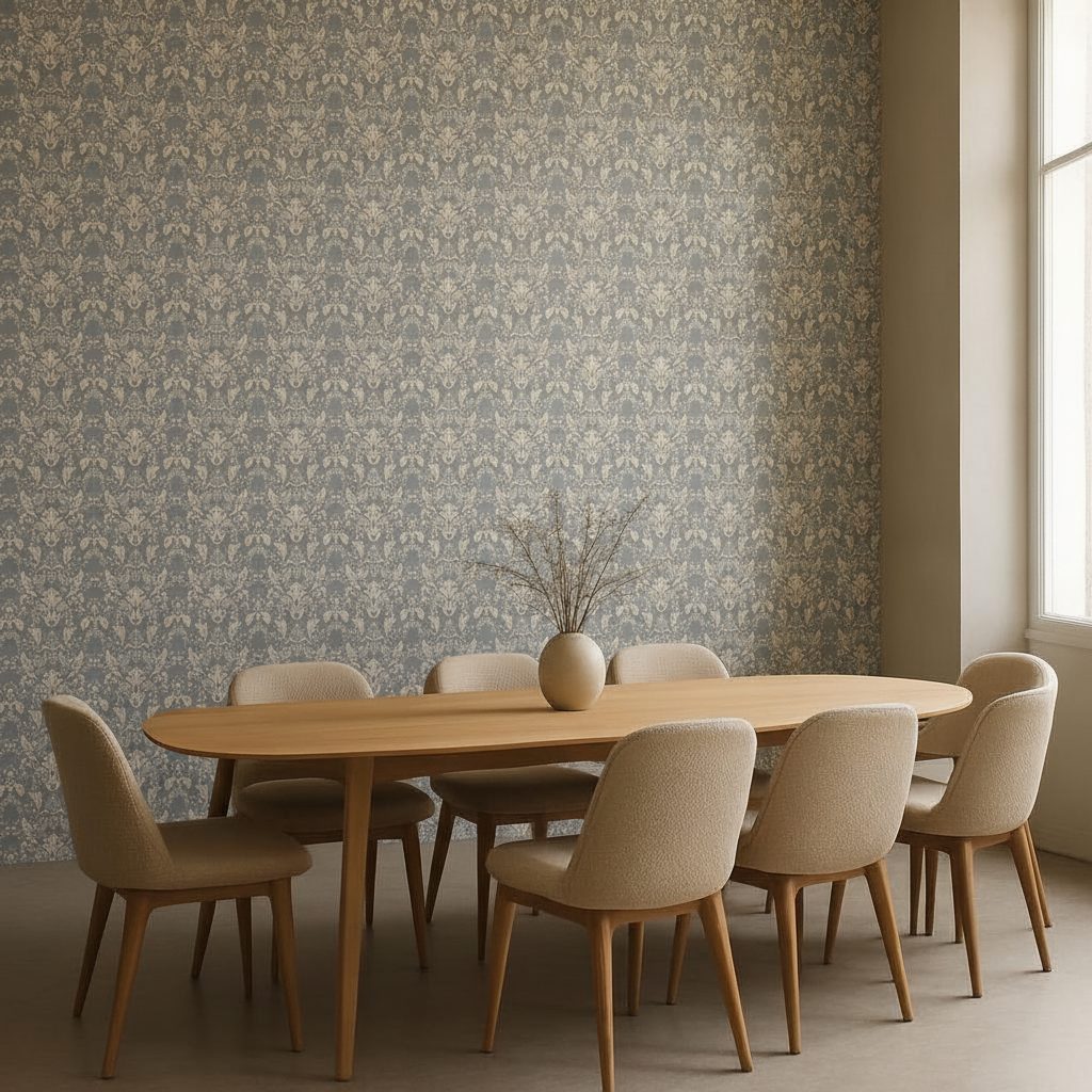 Pattern Floreale Barocco Vintage in ambiente