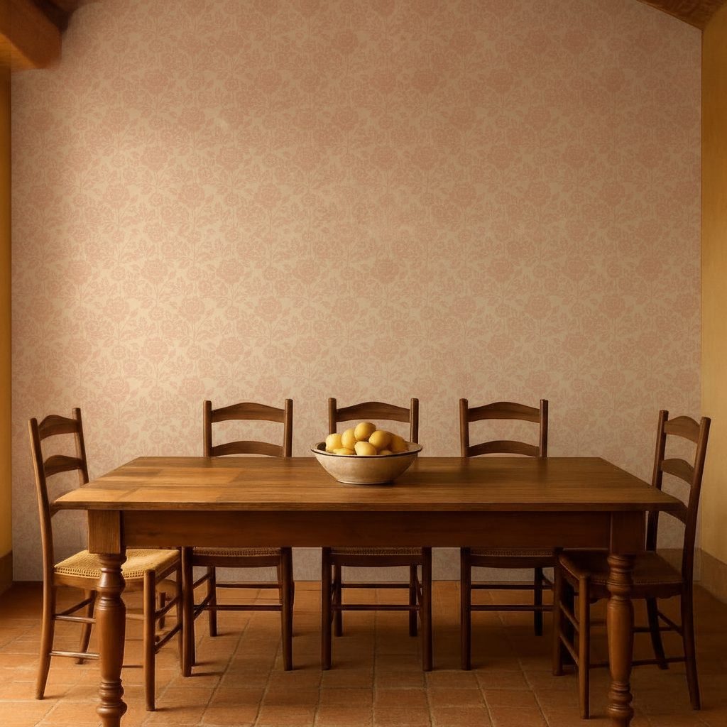 Ornamento Floreale Classico Lussuoso in ambiente
