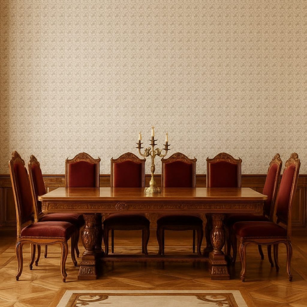 Floreale Dorato in ambiente
