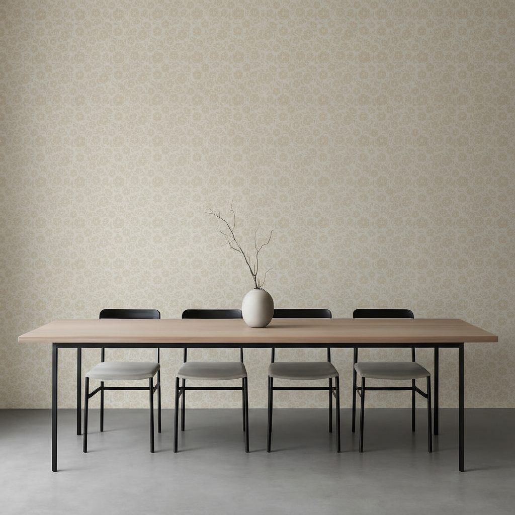 Floreale Astratto Beige in ambiente