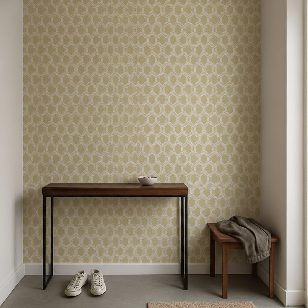 Onde Geometriche Bianche in ambiente