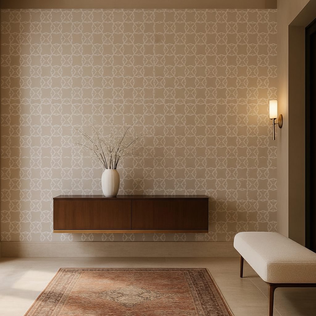 Geometrie Rosa Bianche in ambiente