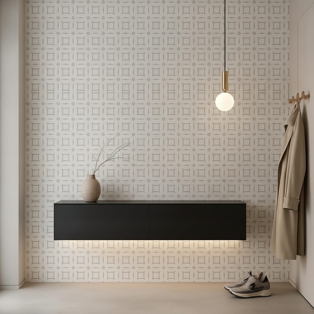 Pattern Geometrico Ornamentale in ambiente