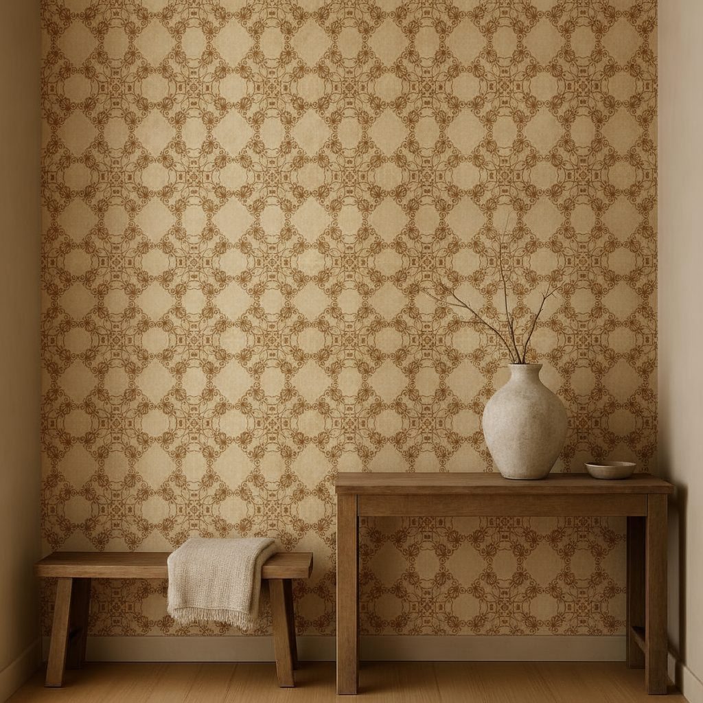 Texture Sughero Marrone Retro in ambiente