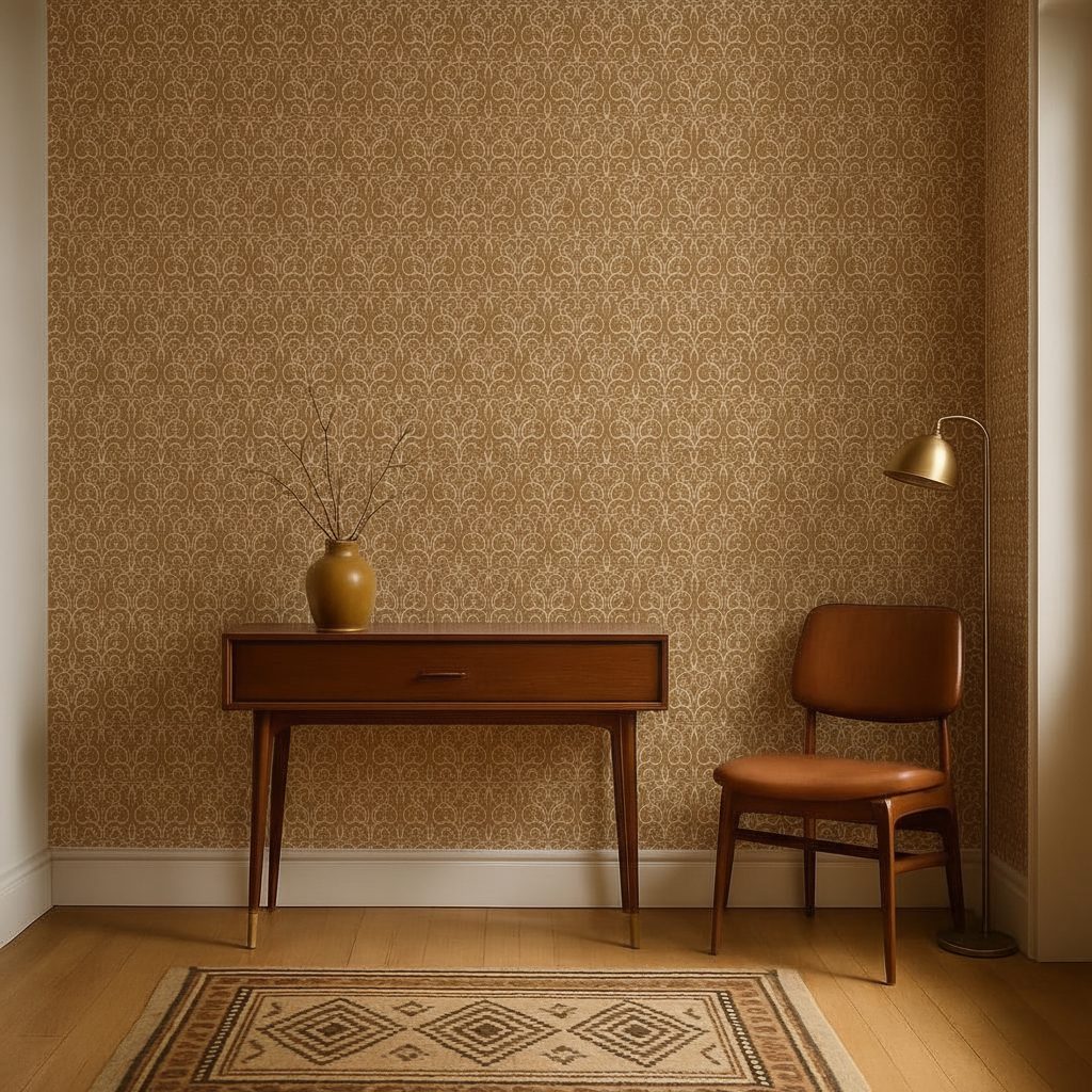 Pattern Ripetuto Sfondo Marrone in ambiente