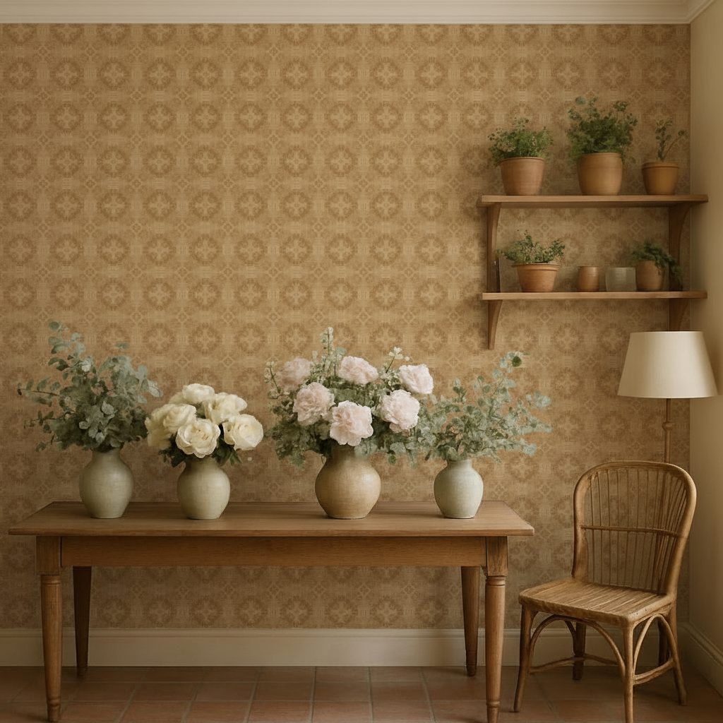 Pattern Geometrico Ornamentale Astratto in ambiente