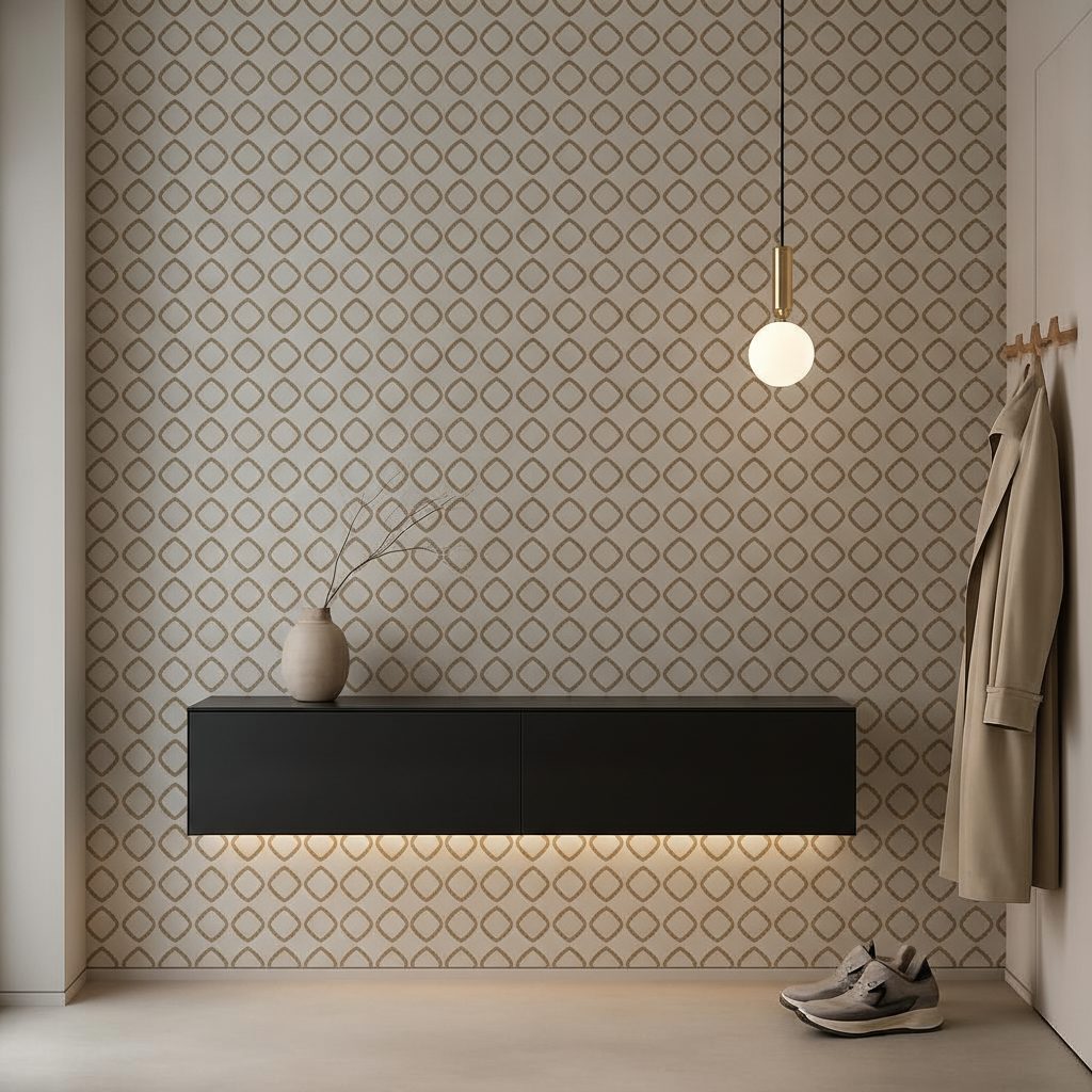 Pattern Ornamentale Geometrico in ambiente