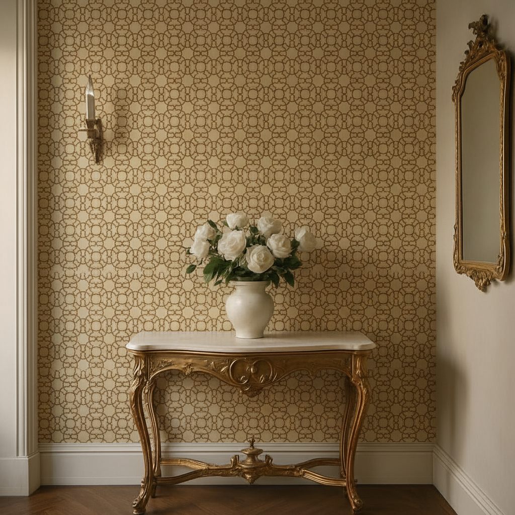 Geometrie Islamiche Retrò Marroni in ambiente