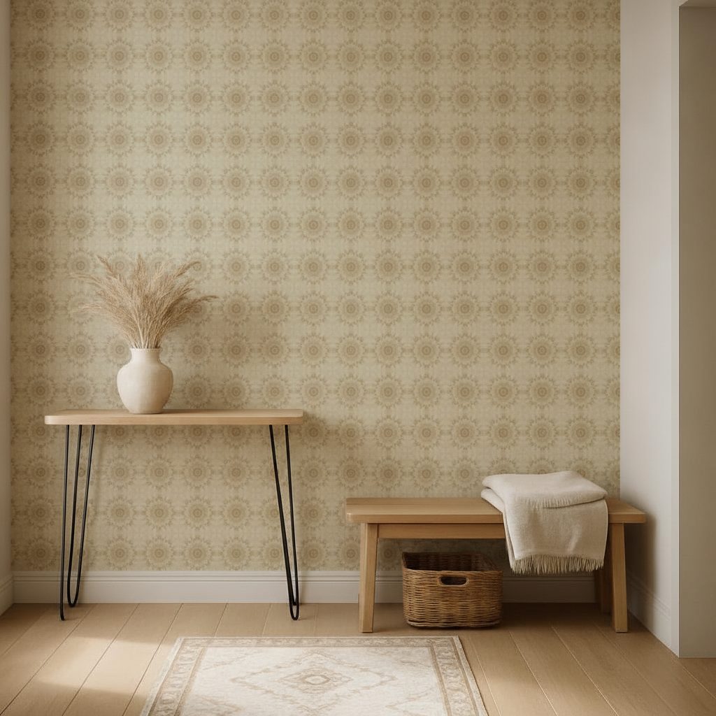 Pattern Geometrico Ornamentale Astratto in ambiente