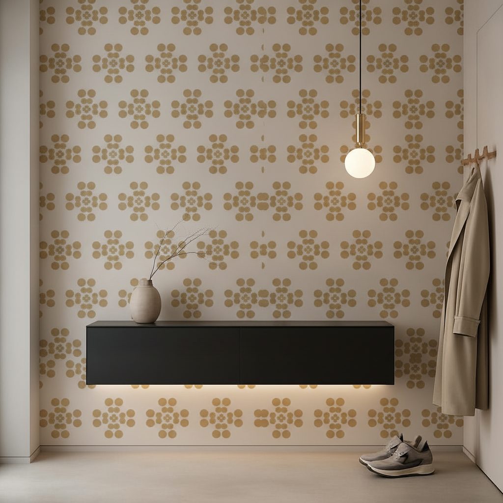 Pattern Ornamentale Colorato Unico in ambiente