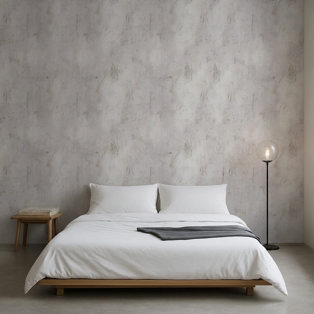 Texture Cemento Grigio in a room setting