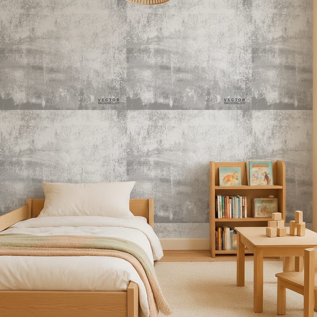 Texture Parete in Cemento in a room setting