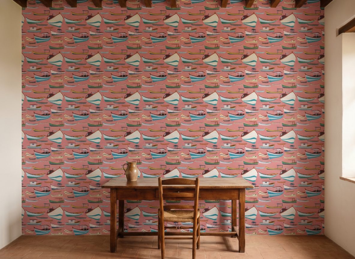 Barchette Colorate Rosa in ambiente