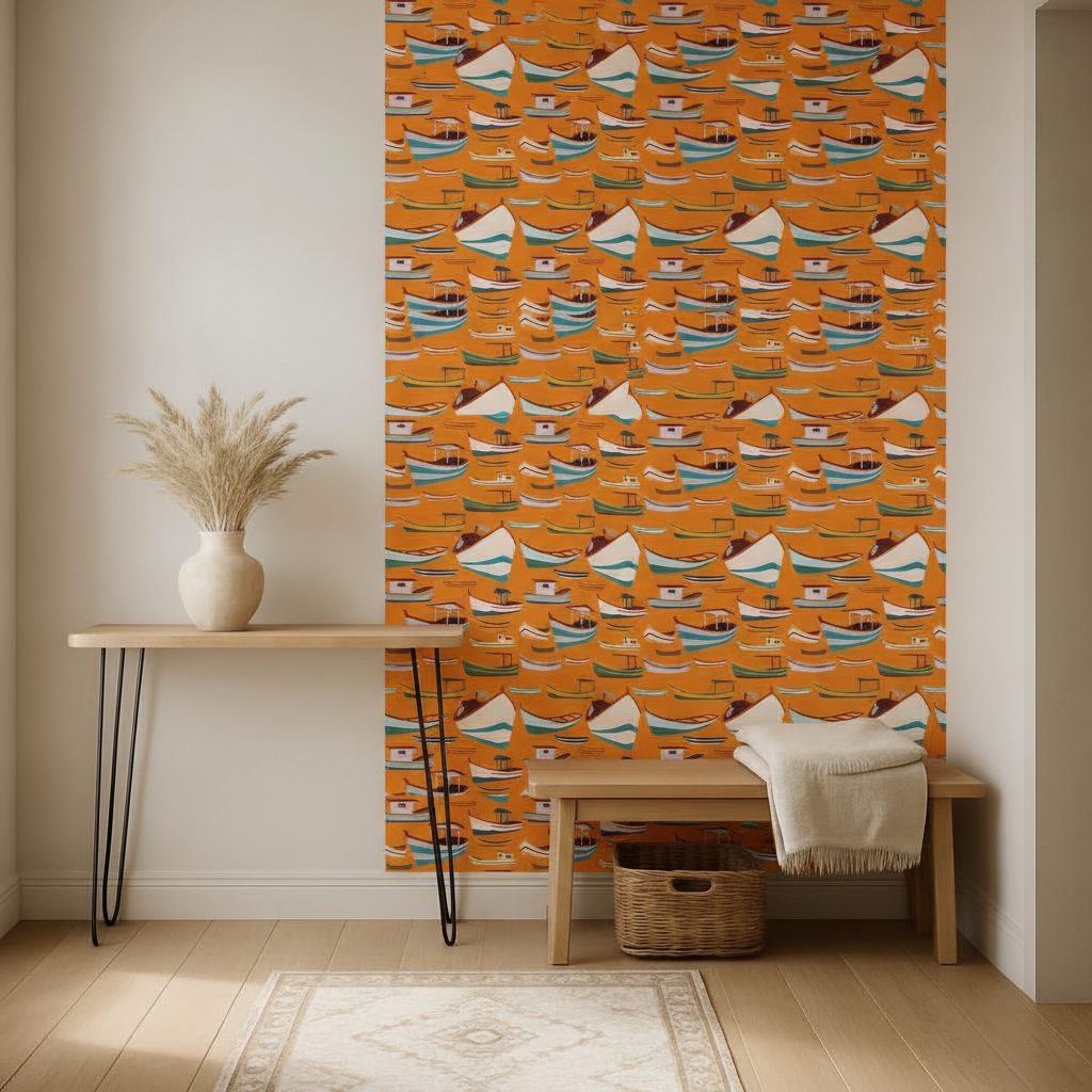 Barchette Colorate Yellow in ambiente