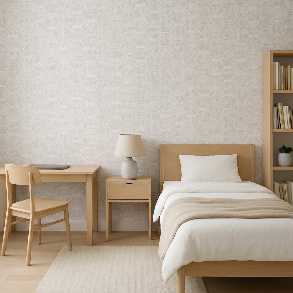 Puntinismo Geometrico Grigio in ambiente